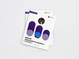 Powiększ obraz: Okładka -Sytuacja społeczno-gospodarcza Wrocławia  - 1 kwartał 2026 r.